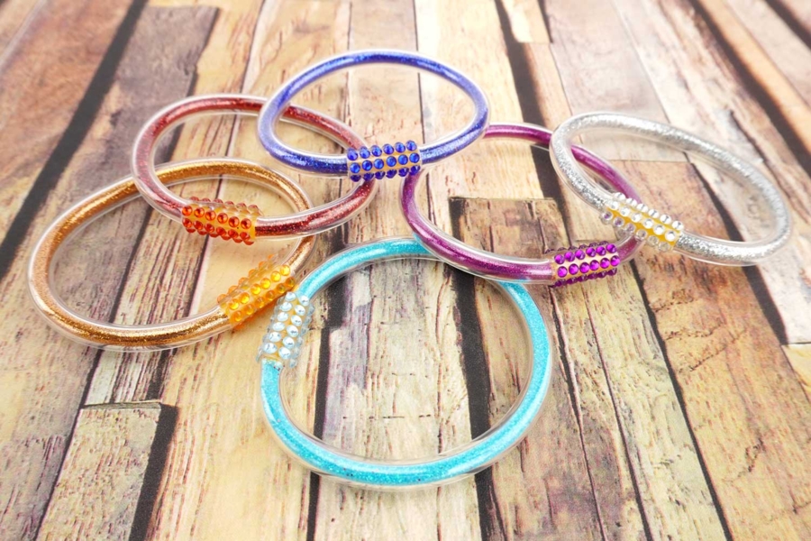 My Little Glitter Bracelets