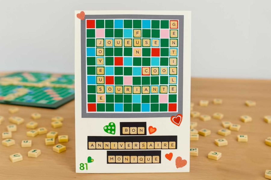 Scrabble Birthday Cards