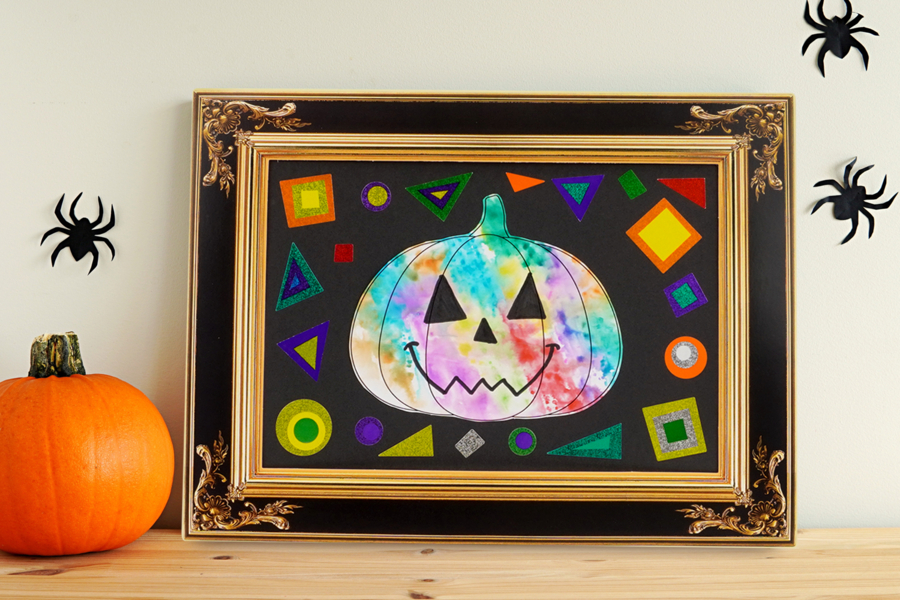 Watercolor Pumpkin Painting