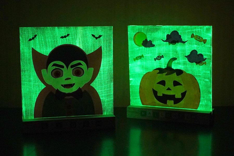 Glow-in-the-Dark Haunted Picture