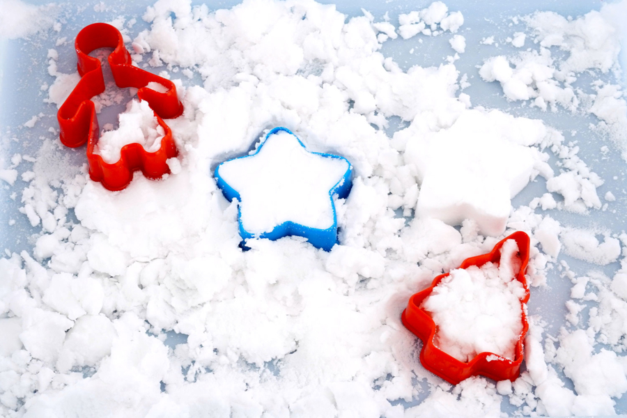 La receta de la nieve artificial