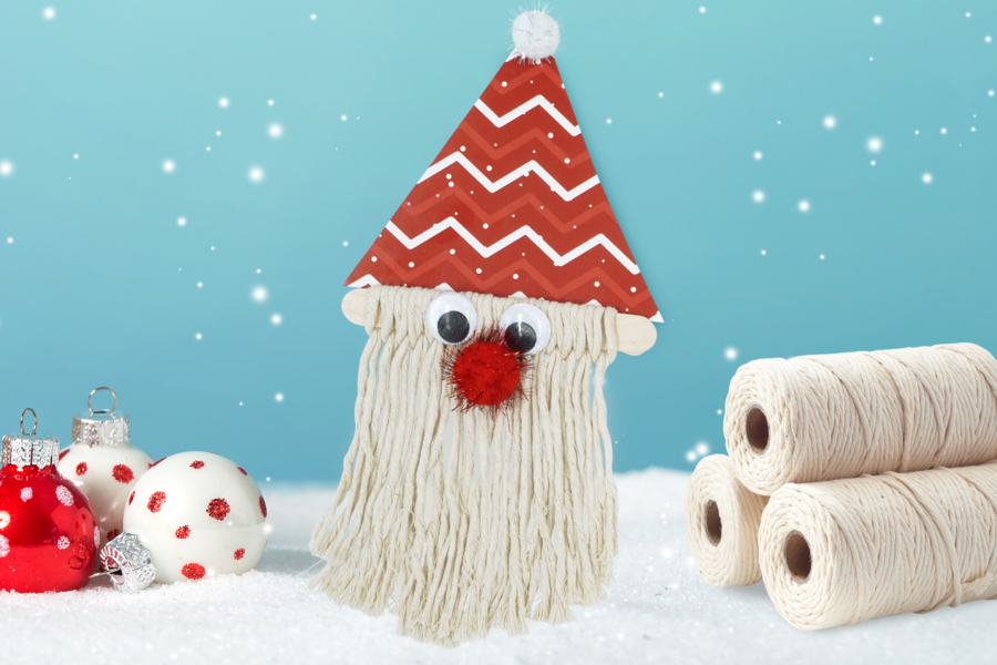 Santa Claus and His Macramé Beard